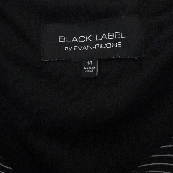 Black/white Evan Picone Dress - Picture 2 of 3